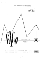 Eico HF-60 - Owners Manual 